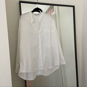 ZARA white button up